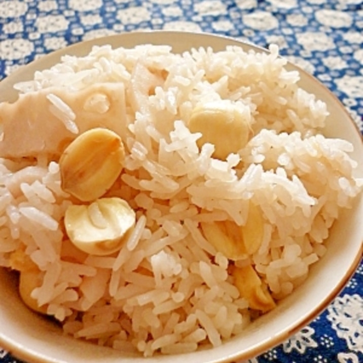 蓮の実とレンコンの炊き込みご飯 レシピ 作り方 By Rinrinママ 1653 楽天レシピ 蓮の実とレンコンの炊き込みご飯 レシピ 作り方 By Rinrinママ 1653 楽天レシピ